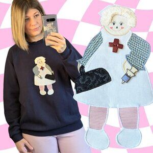 Nurse sweatshirt.